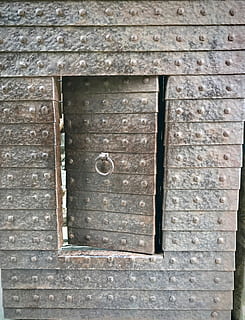 Grècia, muntar athos, material de fusta, cap gent, entrada, primer pla, porta, metall, marc complet, dia, a l'aire lliure, seguretat, protecció, patró, amor, fons, funció de construcció de parets, textura, vell, arquitectura, marró, 2K, CC0, domini públic, lliure de regalies