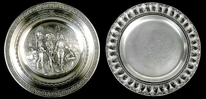 tableware, silver, object, metal, decoration, indoors, close-up, no people, black background, still life, studio shot, shape, geometric shape, circle, glass - material, antique, finance, craft, design, two objects, directly above, wealth, cut out, food and drink, silver colored, ornate, 1080P, CC0, public domain, royalty free