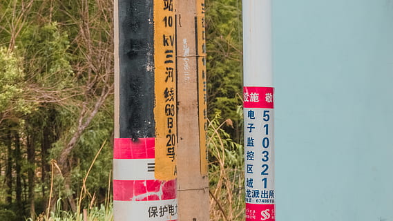Xina, kunming, composició, bosc, arbres, xinès, pols, pol, pal senyal, spar, estàndard, números, transició, cap gent, comunicació, dia, nombre, naturalesa, text, a l'aire lliure, instrument de mesura, material de fusta, arbre, planta, aigua, primer pla, signe, creixement, cel, arquitectura, guió occidental, estructura construïda, 4K, CC0, domini públic, lliure de regalies