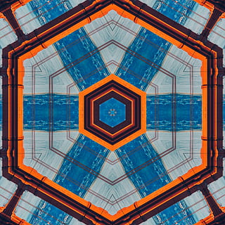 multicolored, hexagonal, illusion illustration, abstract painting, art, artistic, blue, bright, canvas, close-up, colorful, colors, contemporary art, creative, creativity, design, graphic, graphic design, illustration, modern, modern art, painting, shapes, vibrant colors, wall art, architecture, no people, built structure, pattern, building exterior, shape, low angle view, travel destinations, history, geometric shape, full frame, directly below, day, the past, backgrounds, outdoors, window, orange color, symmetry, ceiling, 1080P, CC0, public domain, royalty free