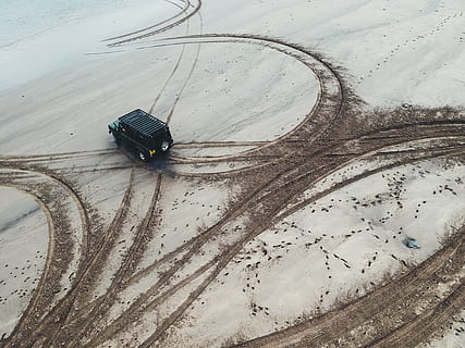 schwarzer Geländewagen, Natur, Landschaft, draußen, Sand, offroad, Niederlande, utrecht, Transport, Fahrzeug, Strand, Straße, Drohnenschuss, Range Rover, Drohne, Land Rover, 4x4, dji, DJI erschossen, High Angle View, keine Leute, Tierwelt, Tag, Land, wirbellos, Tiere in freier Wildbahn, Tierthemen, Tier, Wasser, Insekt, Nahansicht, Metall, Transportmittel, Marine, 4K, CC0, gemeinfrei, lizenzfrei