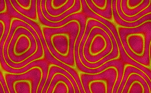 pattern, abstract, decoration, textile, shape, creativity, geometric, art, repetition, fabric, paper, seamless, texture, pink, golden, yellow, design, surface, decorative, shapes, full frame, backgrounds, no people, indoors, red, close-up, textured, magnification, green color, studio shot, multi colored, biology, floral pattern, 2K, CC0, public domain, royalty free