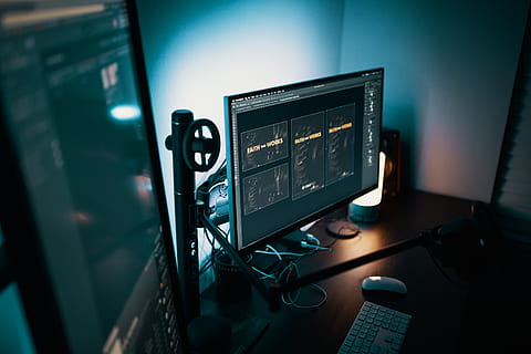 Design-Vorlagen, eben, Bildschirm Computer, Monitor, Verbindung, Daten, Design, Design Raum, Entwerfen, Desktop, Elektronik, Licht, Bildschirm, Technologie, Vorlage, Arbeitsraum, Computer, Kommunikation, Computerbildschirm, Computerausrüstung, keine Leute, drinnen, Geschäft, Tabelle, beleuchtet, Desktop-PC, Schreibtisch, Nahansicht, Internet, Büro, Nummer, Text, Möbel, Tastatur, 5K, CC0, gemeinfrei, lizenzfrei