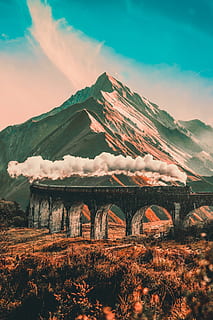 dağ, tren, cl, dağlar, demiryolu, peyzaj, doğa, orman, taşıma, seyahat, gökyüzü, lokomotif, kayaçlar, lockscreen duvar kağıdı, yapılı yapı, mimari, dış yapı, manzaralar - doğa, bulut - gökyüzü, arazi, insansız, çevre, doğada güzellik, dağ silsilesi, sakin sahne, kentsel olmayan sahne, alan, huzur, bina, açık havada, 5K, CC0, kamu malı, telif ücretsiz
