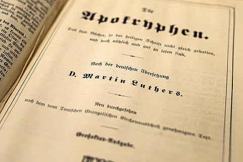 d, martin luthers book page, chapter, document, font, literature, page, poetry, print, paper, text, communication, business, food and drink, no people, single object, book, publication, data, indoors, close-up, food, healthy eating, activity, backgrounds, architecture, industry, 4K, CC0, public domain, royalty free