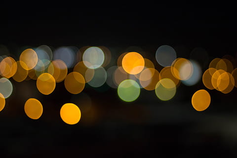 bokeh black, various, bokeh, illuminated, geometric shape, abstract, circle, night, shape, light - natural phenomenon, defocused, pattern, no people, glowing, spotted, backgrounds, black background, lighting equipment, yellow, street light, sphere, vibrant color, light, textured effect, dark, lens flare, projection, brightly lit, 4K, CC0, public domain, royalty free