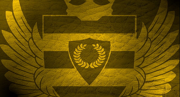 immagine di sfondo, sfondo, epico, scudo, modello, ala, giallo, grunge, reale, antichità, storia, il passato, antico, arte e artigianato, architettura, sfondi, nessuno, avvicinamento, creatività, vecchio, carta, fotogramma intero, design, decorazione, in casa, strutturato, astratto, antica civiltà, stile classico, motivo floreale, murale, effetto strutturato, 2K, CC0, dominio pubblico, privo di copyright