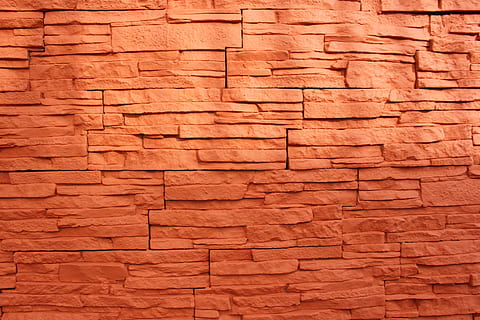 wall, architecture, texture, brick, ground, stone, surface, pattern, full frame, backgrounds, textured, brown, wall - building feature, no people, built structure, brick wall, day, red, close-up, orange color, outdoors, solid, rough, large group of objects, sandstone, textured effect, 5K, CC0, public domain, royalty free