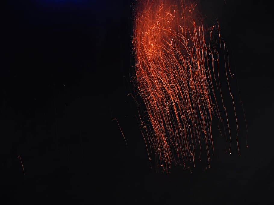 pertunjukan kembang api, alam, di luar rumah, gunung, pemandangan, panorama, New Delhi, India, diwali, kembang api, malam, bunga api, cahaya, gunung berapi, penerangan, letusan, dunia malam, astronomi, alam semesta, luar angkasa, gerakan, latar belakang hitam, tidak ada orang, diterangi, perayaan, paparan panjang, peristiwa, bersinar, meledak, menyalin ruang, gerakan kabur, tembakan studio, warna oranye, budaya seni dan hiburan, suhu panas, pembakaran, api unggun, objek buatan kembang api, eksplosif, 5K