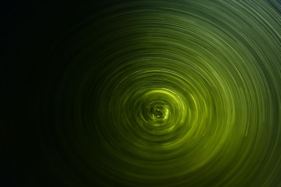 resum, fons, textura, bonic, patró, detall, macro, colors, color, circular, exposició llarga, verd, cercle, cap gent, naturalesa, moviment, concèntric, forma geomètrica, espiral, forma, moviment borrós, girant, marc complet, color verd, nit, primer pla, bellesa a la natura, a l'aire lliure, remolí, 4K