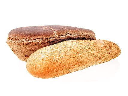 un pan, pan, blanco, aislado, objeto, panadería, horneado, comida, harina, cereal, comida y bebida, Fondo blanco, foto de estudio, separar, frescura, de cerca, solo objeto, adentro, bienestar, nadie, alimentación saludable, marrón, trigo, rebanada de pan, bollo, integral, naturaleza muerta, bocadillo, pan moreno, dieta, hidratos de carbono - tipo de alimento, tentación, 1080P, CC0, dominio público, libre de derechos