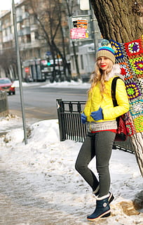 winter, snow, street, outdoors, woman, a walk through the city, autumn, portrait, cover, people, silhouette of people, coldly, girl, one, season, cap, st petersburg russia, peter, petersburg, leningrad, megalopolis, voronezh, car, cold temperature, one person, clothing, warm clothing, women, full length, architecture, young adult, leisure activity, looking at camera, lifestyles, real people, day, nature, beautiful woman, hairstyle, 2K, CC0, public domain, royalty free