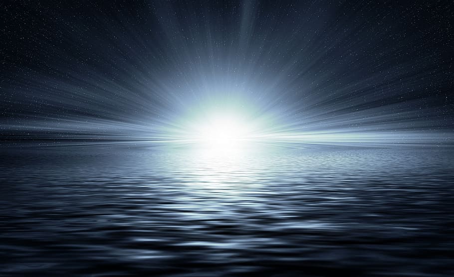 Licht, Wasser, Hintergründe, Nacht-, Sterne, Bäume, See, Himmel, Landschaft, Fluss, funkeln, Spiegeln, Platz, Blau, Schönheit in der Natur, Natur, Licht - natürliches Phänomen, Sonnenlicht, hell, Sonne, Meer, Sonnenstrahl, Stern - Raum, Bewegung, lebendige Farbe, Bewegungsunschärfe, Linseneffekt, keine Leute, abstrakt, Astronomie, hell erleuchtet, 4K