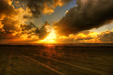 nuvole, tramonto, digitale, sfondo, campo, idilliaco, natura, oceano, sabbia, panoramico, mare, Schiuma marina, riva del mare, cielo, raggio di sole, sunglare, luce del sole, Alba, acqua, onde, nuvola - cielo, scenics - natura, bellezza nella natura, la tranquillità, orizzonte, scena tranquilla, orizzonte sull'acqua, colore arancione, spiaggia, terra, nessuno, cielo drammatico, sole, all'aperto, 2K, CC0, dominio pubblico, privo di copyright