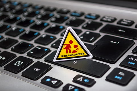 construction signage, laptop keyboard, coming soon, construction, data, electronics, key, keyboard, laptop, number, sign, signage, symbol, technology, toy, under construction, wireless, computer, text, computer equipment, computer keyboard, communication, close-up, western script, connection, wireless technology, computer key, computer part, no people, internet, letter, indoors, computer network, yellow, keypad, 4K, CC0, public domain, royalty free