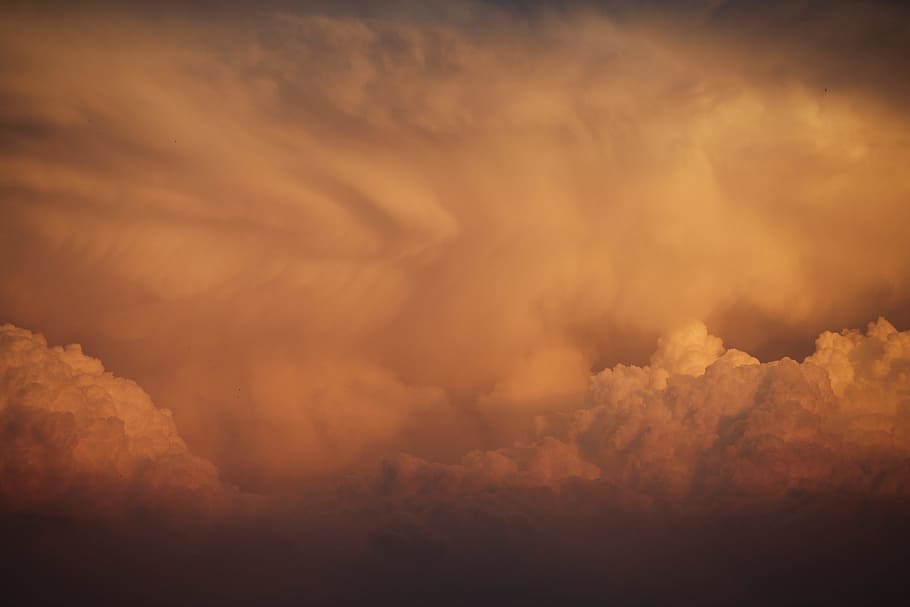 nuvole bianche, nuvole, Cloudscape, nuvoloso, crepuscolo, natura, all'aperto, gonfio, panoramico, cielo, tramonto, nuvola - cielo, sfondi, tempesta, bellezza nella natura, buio, temporale, cielo drammatico, nuvola temporalesca, scenics - natura, ambiente, nessuno, atmosfera, copia spazio, infausto, meteorologia, clima, 5K