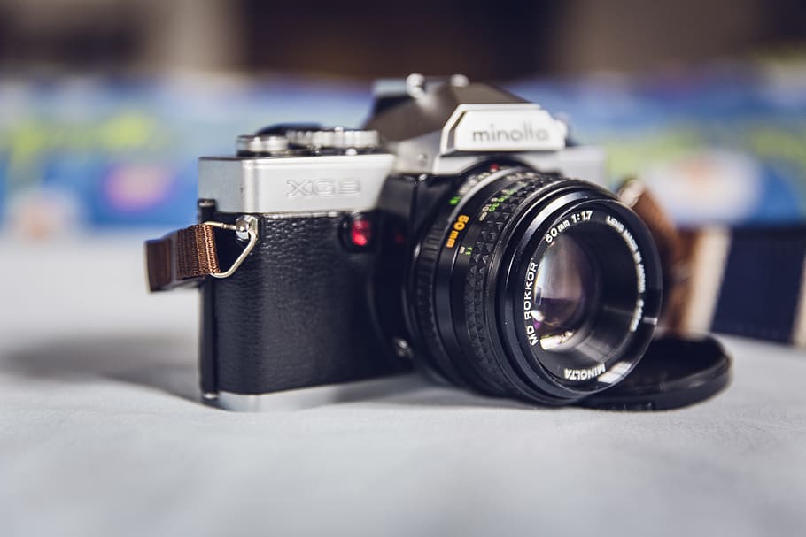 minolta, gris, negre, mcla, taula, càmera, lent, macro, retro, slr, tecnologia, temes de fotografia, càmera - equip fotogràfic, lent - instrument òptic, equip fotogràfic, primer pla, activitat, lent - ull, enfocament selectiu, estil retro, centrar-se en primer pla, cap gent, color negre, càmera digital, sol objecte, fotografiar, a l'interior, càmera slr, rodatge, càmera de vídeo domèstica, 5K