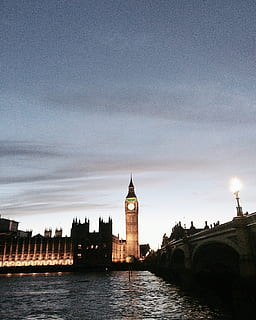 big ben, london, architecture, big ben, bridge, building, castle, cathedral, church, city, dawn, evening, light, mobilechallenge, Palace of Westminster, parliament, sunset, tower, water, built structure, building exterior, sky, travel destinations, cloud - sky, river, clock tower, illuminated, travel, waterfront, tourism, nature, no people, government, tall - high, outdoors, clock, 2K, CC0, public domain, royalty free