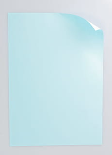 fundo, em branco, limpar \ limpo, fechar-se, canto, ondulação, documento, esvaziar, objeto, 1, página, papel, branco, azul, copie o espaço, tiro do estúdio, dentro de casa, ninguém, único objeto, Cortar fora, fundo branco, cor branca, fundo azul, diretamente acima, bloco de anotações, visão de alto ângulo, fundo colorido, simplicidade, turquesa colorida, tecnologia, 2K, CC0, domínio público, royalty free