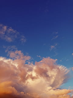 chmury, niebo, zachód słońca, Tapeta, tła iphone, iPhone, android, chmura - niebo, niebieski, cloudscape, piękno natury, tła, Natura, żadnych ludzi, idylliczny, scenics - natura, atmosfera, środowisko, dramatyczne niebo, wiatr, spokój, puszysty, na dworze, abstrakcyjny, meteorologia, miękkość, 4K, CC0, domena publiczna, darmowe zdjęcia