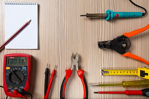 screwdriver and tools, various, tools, equipment, hand tool, work tool, tool, technology, pliers, industry, electricity, cable, no people, connection, occupation, screwdriver, wrench, diy, hammer, hand saw, indoors, power supply, spanner, 4K, CC0, public domain, royalty free