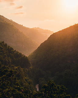 západ slunce nad horami, západ slunce, les, strom, hora, vrstva, krajina, zelená, Libanon, svítání, oranžový, teplý, Země, koruny stromů, stráň, slunce, nebe, tapety telefonu, tapeta na zeď, střední východ, scenics - příroda, krása v přírodě, životní prostředí, rostlina, klid, klidné scény, Příroda, mimoměstské scény, přistát, mlha, pohoří, nikdo, venku, 4K, CC0, veřejná doména, bez autorských práv