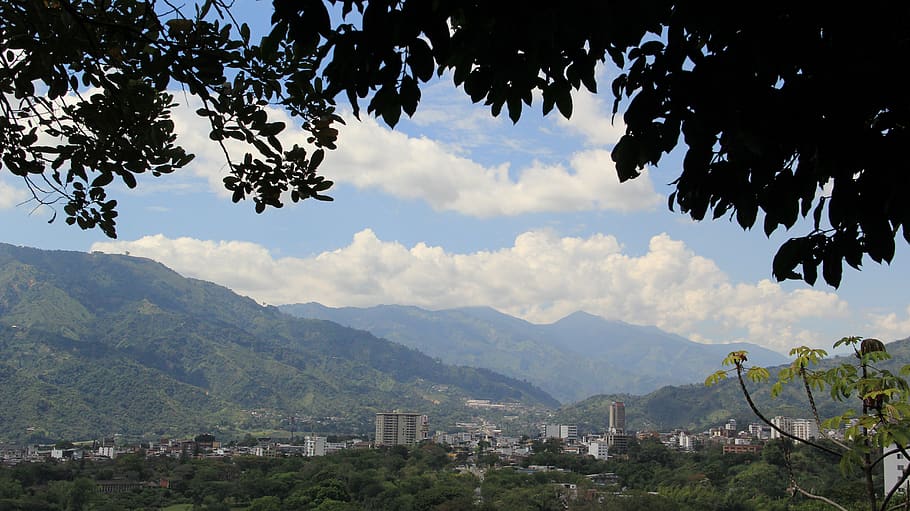 ibague, arbre, muntanya, cel, planta, núvol - cel, naturalesa, Serra, cap gent, arquitectura, bellesa a la natura, escenics - natura, estructura construïda, exterior de l'edifici, dia, tranquil·litat, branca, paisatge, a l'aire lliure, creixement, escena tranquil·la, paisatge urbà, 5K