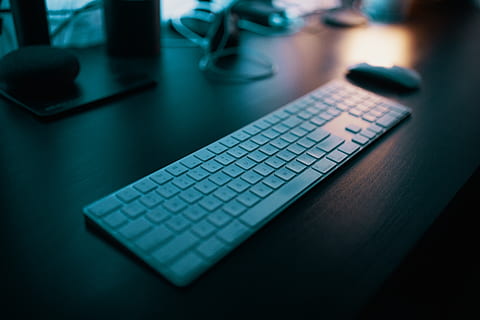 apple magic keyboard, numeric pad, table, wireless, mouse, computer keyboard, conceptual, connection, desk, device, electronics, equipment, indoors, keyboard, keys, office, portable, technology, computer equipment, close-up, computer, communication, focus on foreground, science, high angle view, wireless technology, no people, education, number, selective focus, skill, 5K, CC0, public domain, royalty free