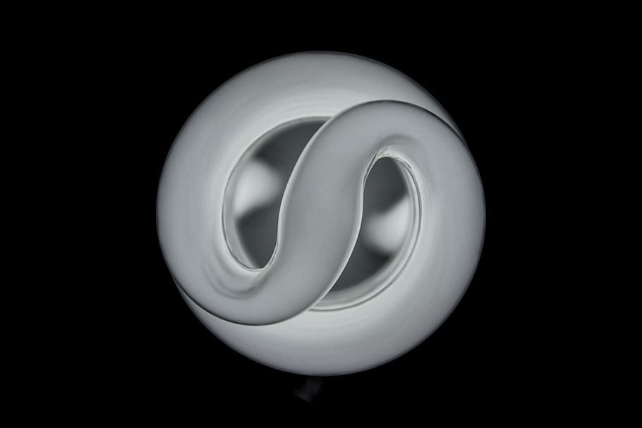 llum, corrent, bombeta, energia, elèctric, il·luminació, infern, brillar, disseny, innovació, brillant, vidre, bombetes, primer pla, macro, simètric, blanc, districte, mig, simple, simplement, modern, mínim, tir de l'estudi, fons negre, a l'interior, il·luminat, tallar, cap gent, espiral, equips d’il·luminació, sol objecte, còpia espai, forma geomètrica, energia eficient, natura morta, bombeta eficient, cercle, forma, Color blanc, directament a sobre, inflable, 5K