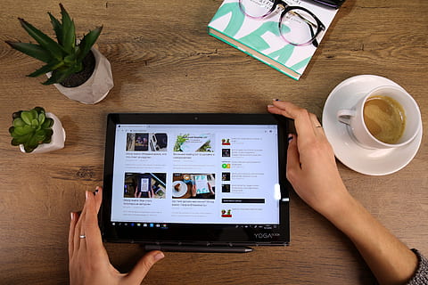 person, using, black, tablet computer, electronics, computer, human, furniture, table, wood, pottery, text, display, screen, lcd screen, monitor, cup, nature, tabletop, outdoors, food, egg, food and drink, drink, technology, wireless technology, human hand, coffee - drink, coffee, connection, indoors, communication, coffee cup, hand, high angle view, refreshment, mug, adult, one person, crockery, 4K, CC0, public domain, royalty free