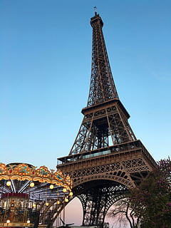 , arquitectura, estructura construïda, torre, cel, destinacions de viatge, història, el passat, metall, turisme, alta - alta, viatjar, vista d’angle baix, ciutat, cel clar, naturalesa, característica arquitectònica, exterior de l'edifici, dia, cap gent, ferro - metall, a l'aire lliure, fletxa, 4K, CC0, domini públic, lliure de regalies