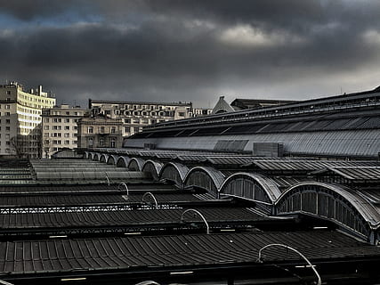 architecture, bâtiment, Infrastructure, structure, établissement, conception, foncé, nuit, des nuages, ciel, nuage - ciel, structure construite, extérieur du bâtiment, ville, la nature, personne, journée, lien, couvert, Destinations de voyage, pont - structure artificielle, orage, pont, transport, en plein air, faible angle de vue, paysage urbain, 4K, CC0, domaine public, libre de droits