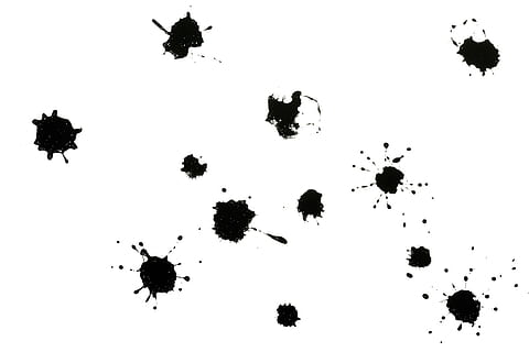 splatter, maling, splat, sprøyte, blekk, inkblot, sprut, flekk, skitt, bakgrunn, punktum, isolert, dekorasjon, skitten, hvit, væske, konsept, symbol, blob, dryppe, farge, tegning, svart, form, abstrakt, miste, børste, design, blot, grunge, sted, ingen folk, gruppe dyr, høy vinkel visning, natur, hvit bakgrunn, dyre temaer, svart farge, innendørs, dyr, hvit farge, dag, silhouette, land, studio skudd, vinter, kaldtemperatur, felt, rett over, 4K, CC0, offentlig domene, opphavsrett gratis