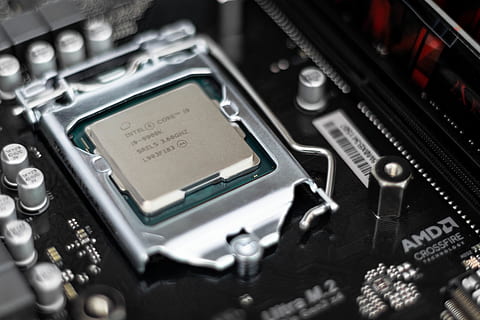 procesor Intel, negru, placa de baza, în interior, tehnologie, nici o persoana, a închide, selectiv, Control, studio shot, conexiune, cadru complet, vedere în unghi mare, complexitate, mixer de sunet, echipamente de înregistrare a sunetului, echipament, tehnologia fără fir, metal, industrie, muzică, text, arta culturii și divertismentului, 5K, CC0, domeniu public, fără drepturi de autor