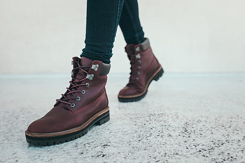 walking, person, using, work boots, shoe, low section, human leg, body part, human body part, one person, lifestyles, fashion, real people, day, standing, focus on foreground, leisure activity, casual clothing, leather, jeans, outdoors, boot, close-up, human foot, personal accessory, 5K, CC0, public domain, royalty free