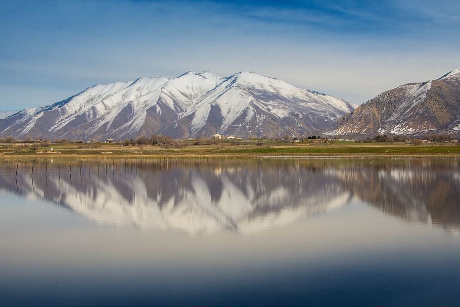muntanya, muntanya alta, núvol, cel, cim, cresta, paisatge, naturalesa, vall, turó, neu, hivern, vista, viatjar, llac, aigua, reflexió, escenics - natura, bellesa a la natura, tranquil·litat, escena tranquil·la, Serra, temperatura de fred, muntanya nevada, davant del mar, idíl·lic, escena no urbana, dia, cap gent, a l'aire lliure, cim de muntanya, 5K