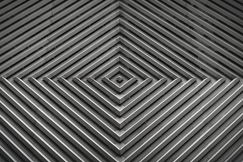 lines, screensaver, patterns, devner, architecture, pattern, backgrounds, full frame, textured, metal, no people, close-up, repetition, abstract, design, indoors, day, silver colored, shape, wall - building feature, detail, built structure, directly above, iron - metal, iron, steel, alloy, 5K, CC0, public domain, royalty free