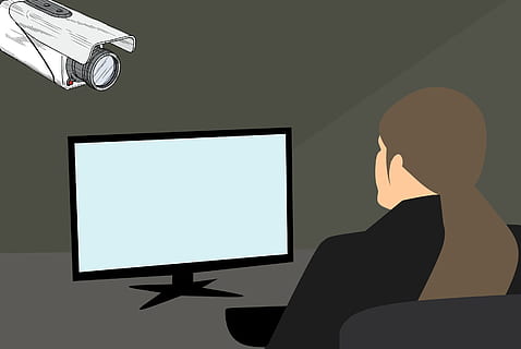 Person, Sitzung, Vorderseite, geschlossen, Schaltung Fernseh-Setup, Kamera., Illustration., cctv, Überwachungskamera, Videokamera, Überwachung, Linse, Film, Digital, Aufzeichnung, Video, Sicherheit, Videoüberwachung, sehen, Technologie, Steuerung, Mangel an dom, Spion, analog, Kamera, Laptop, Mann, überwacht, Administrator, , Computer, Kommunikation, Computerausrüstung, Computerbildschirm, Bildschirm, Gerätebildschirm, Verbindung, Silhouette, Menschen, kopieren sie platz, Internet, Ausrüstung, Flachbildschirm, Flüssigkristallanzeige, Fernsehgerät, Computernetzwerk, Aufpassen, globale Kommunikation, Tastatur, elektrische Ausrüstung, 2K, CC0, gemeinfrei, lizenzfrei