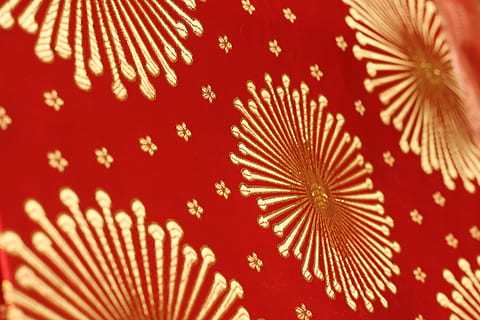 headgear, clothing, pattern, red, no people, close-up, backgrounds, holiday, celebration, full frame, event, colored background, decoration, indoors, chinese new year, paper, selective focus, nature, abstract, festival, ornate, 5K, CC0, public domain, royalty free