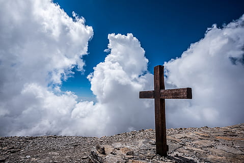 Grècia, mount ida, núvol, ennuvolat, creu, muntanya, religió, cel, núvol - cel, creença, espiritualitat, símbol, forma de creu, naturalesa, crucifix, dia, cap gent, a l'aire lliure, tranquil·litat, lloc de culte, escena tranquil·la, estructura construïda, equip religiós, perdó, 5K, CC0, domini públic, lliure de regalies