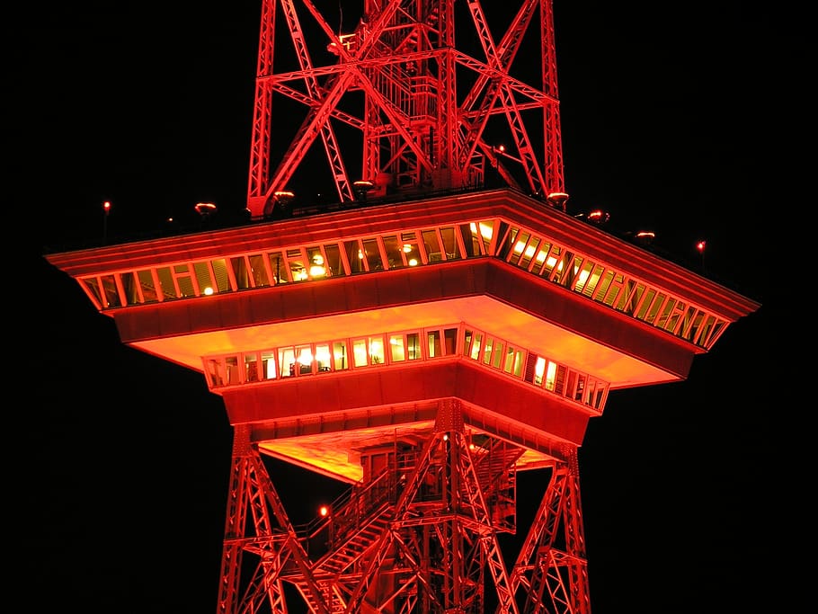 Eiffelova věž, architektura, svítí, světla, noc, věž, stavba, Červené, osvětlovací zařízení, nikdo, nízký úhel pohledu, exteriér budovy, sdělení, umělecká kultura a zábava, venku, nebe, destinace, neon, město, kov, Příroda, architektonický prvek, noční život, festival, 1080P