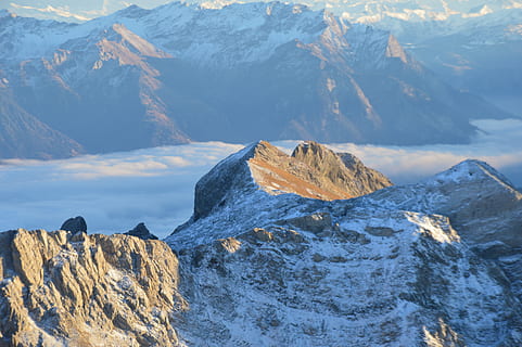 säntis, Winter, Schnee, kalt, alpin, Schneeflocke, winterlich, Winterzauber, Berg, Schönheit in der Natur, Szenen - Natur, Gebirge, Rock, kalte Temperatur, ruhige Szene, Ruhe, Rock - Objekt, solide, Natur, Nicht-städtische Szene, keine Leute, Tag, Gipfel, idyllisch, Felsformation, Formation, schneebedeckter Berg, draußen, 5K, CC0, gemeinfrei, lizenzfrei