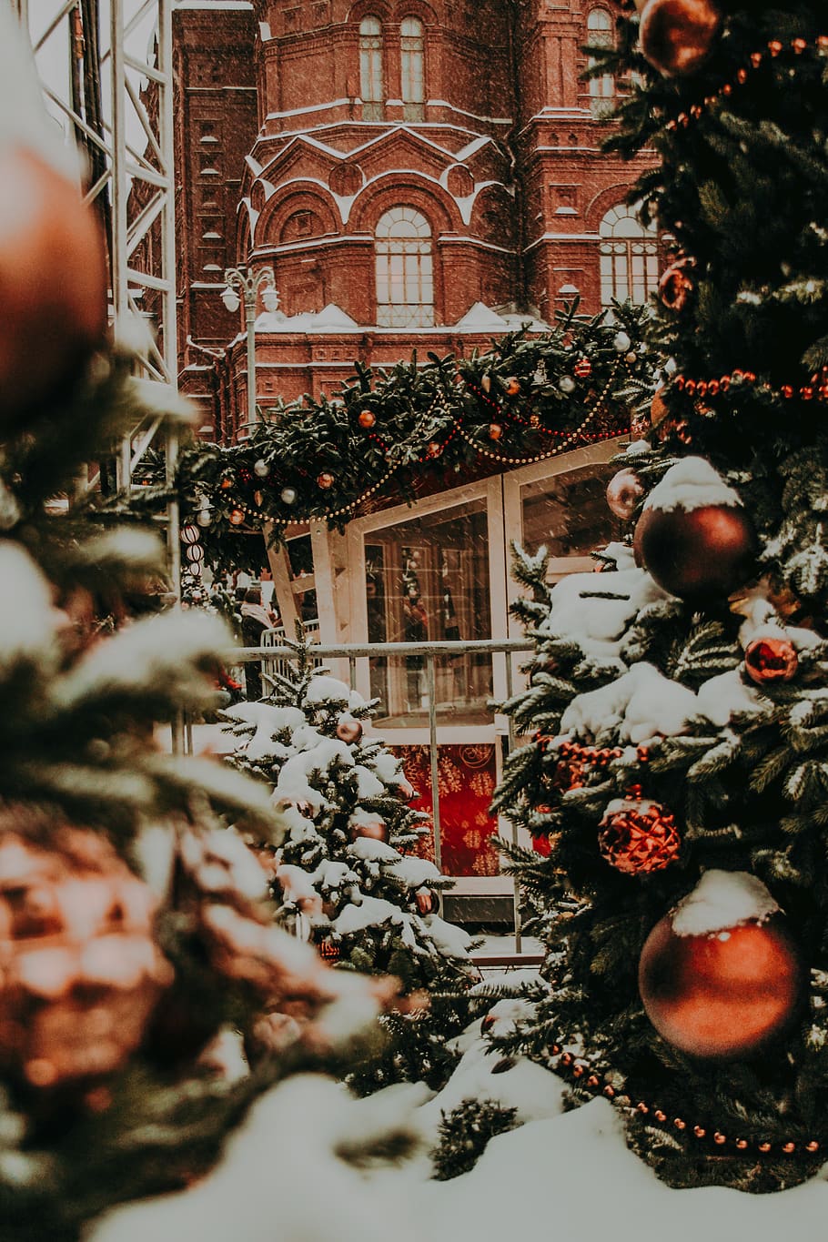 arbres coberts de neu, arbre, planta, abies, avet, ornament, decoració de la llar, Rússia, Moscou, arbre de Nadal, roba de llit, Festival, multitud, llum, mobles, sofà, menjar, fruita, cirera, arquitectura, edifici, Nadal, decoració de Nadal, festa, celebració, decoració, adorn de Nadal, exterior de l'edifici, estructura construïda, cap gent, vacances - esdeveniment, religió, neu, finestra, a l'aire lliure, 4K