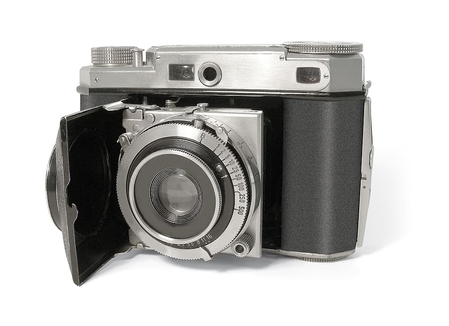Černá, stříbrná zrcadlovka, analogové kamery, Fotoaparát, vinobraní, fotoaparát - fotografické vybavení, fotografická témata, studio shot, retro stylu, technologie, objektiv - optický přístroj, starý, bílé pozadí, vystříhnout, fotografické vybavení, jeden objekt, uvnitř, zařízení, nikdo, stálý život, kov, Černá barva, antický, detail, slr fotoaparát, chrom, stříbrné barvy, elektrické zařízení, digitální fotoaparát, 1080P