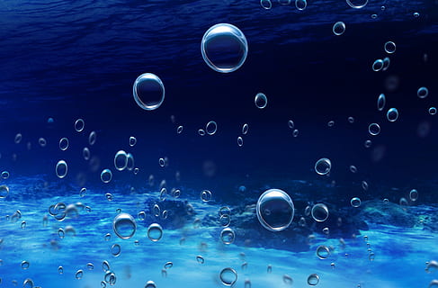 Textur, Wasser-, Blase, Bläschen, Wasser, Hintergrund, Blau, Natur, Kreis, gestalten, keine Leute, Geometrische Figur, Bewegung, Nahansicht, fallen, abstrakt, Kugel, transparent, Hintergründe, Meer, Muster, Reinheit, draußen, 4K, CC0, gemeinfrei, lizenzfrei