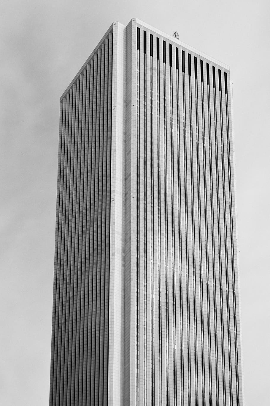 edifici alt i gris, monocroma, blanc i negre, Chicago, disseny, arquitectura, edifici, gratacels, torre, estructura construïda, vista d’angle baix, cel, exterior de l'edifici, cap gent, dia, naturalesa, patró, a l'aire lliure, alta - alta, oficina, modern, cel clar, metall, exterior d’edifici d’oficines, ciutat, indústria, ratlles, 5K
