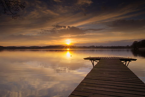 Fotografie, Seedock, golden, Stunde, Wolken, Wolkengebilde, Dämmerung, Dock, idyllisch, Anlegesteg, Landschaft, Natur, Ozean, Seebrücke, Polen, Reflexion, sich ausruhen, szenisch, Meer, seelandschaft, Himmel, Sommer-, Sonne, Sonnenaufgang, Sonnenuntergang, Wasser, hölzern, Schönheit in der Natur, Szenen - Natur, wolke - himmel, Ruhe, ruhige Szene, See, orange Farbe, Nicht-städtische Szene, Holz - Material, Sonnenlicht, keine Leute, draußen, 5K, CC0, gemeinfrei, lizenzfrei