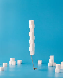 white, cubes, blue, surface, colored background, studio shot, no people, indoors, healthcare and medicine, blue background, group of objects, large group of objects, still life, copy space, stack, choice, white color, plastic, medicine, close-up, container, table, sugar cube, 2K, CC0, public domain, royalty free