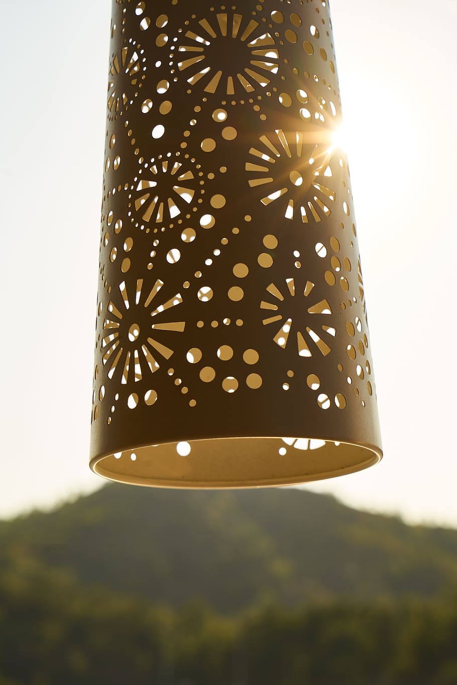 lampada, luce, solare, lampadina, energia, elettrico, illuminazione, splendore, lanterna, idea, brillante, retrò, decorativo, decorazione, modello, design, colore, colori, creatività, caldo, illuminismo, natura, illuminato, albero, nessuno, luce del sole, avvicinamento, concentrarsi sulle conoscenze acquisite, forma, riflesso lente, pianta, cielo, all'aperto, giorno, sole, attrezzatura per l'illuminazione, Inquadratura dal basso, giallo, motivo floreale, 5K