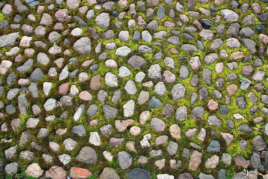 textura, pedra, sòl, rock, enrajolat, a l'aire lliure, carrer, Camí, carretera, superfície, primer pla, còdols, pavimentació, aspre, llambordes, vorera, bumpy, cobble, pavimentat, gris, forma, bloc, material, marc complet, fons, dia, cap gent, abundància, vista d’angle alt, naturalesa, planta, patró, creixement, arranjament, gran grup d'objectes, repetició, sòlid, bellesa a la natura, color verd, llum solar, 2K